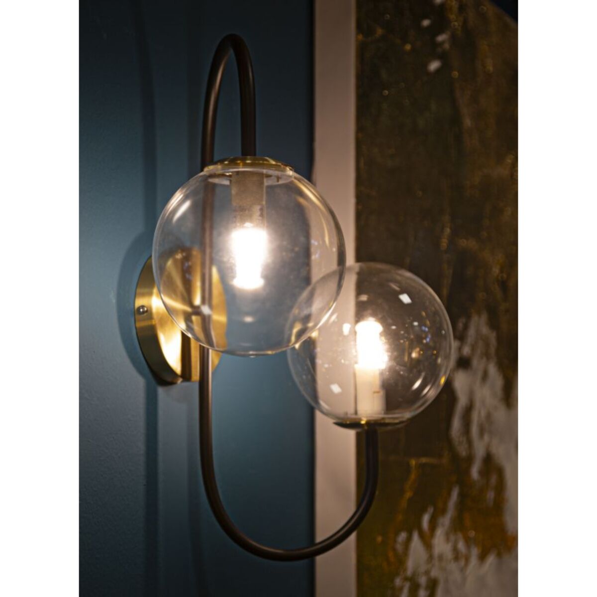 LAMPADA DA MURO IRON BLACK CM 36x24x45