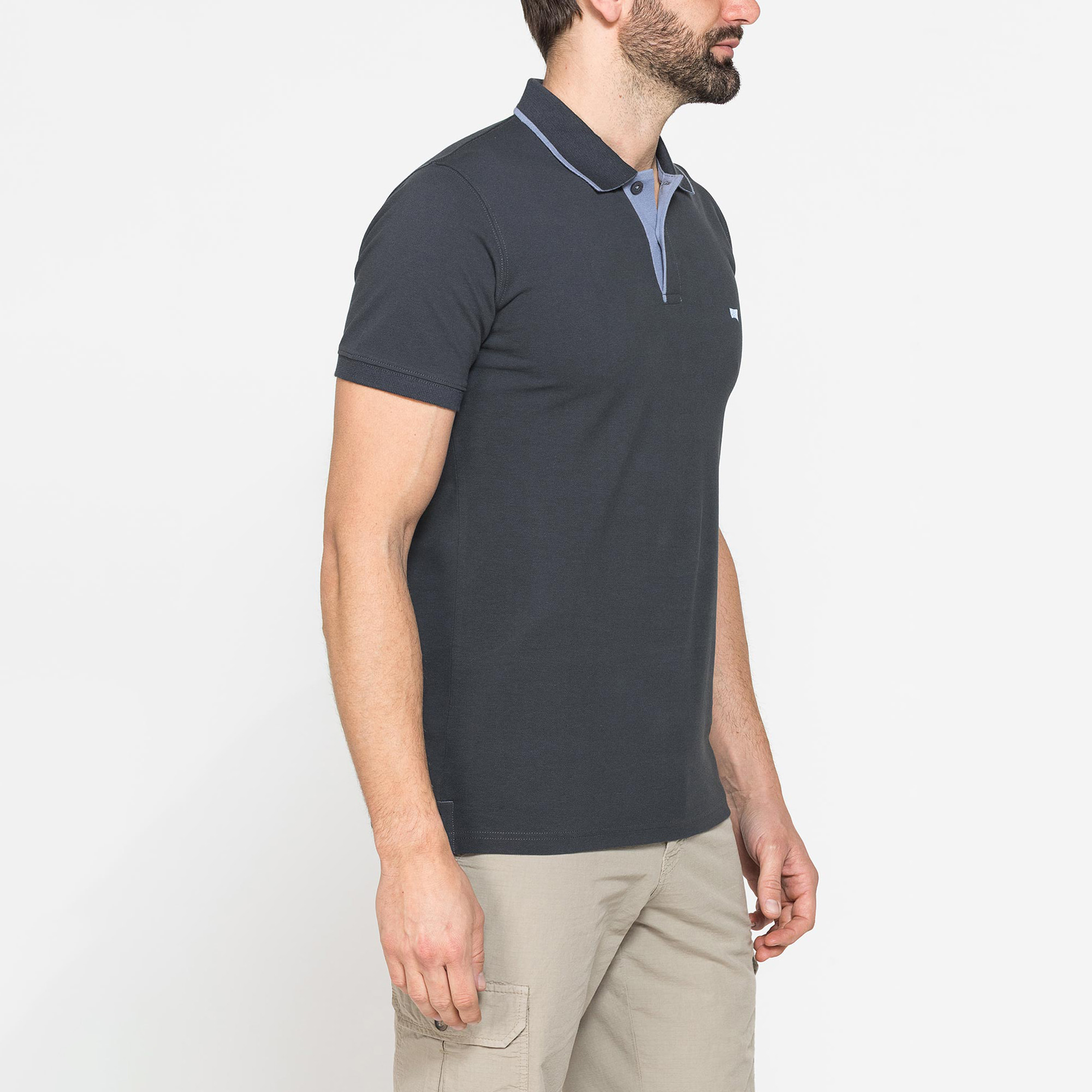 POLO UOMO A MANICA CORTA IN PIQUET DI COTONE