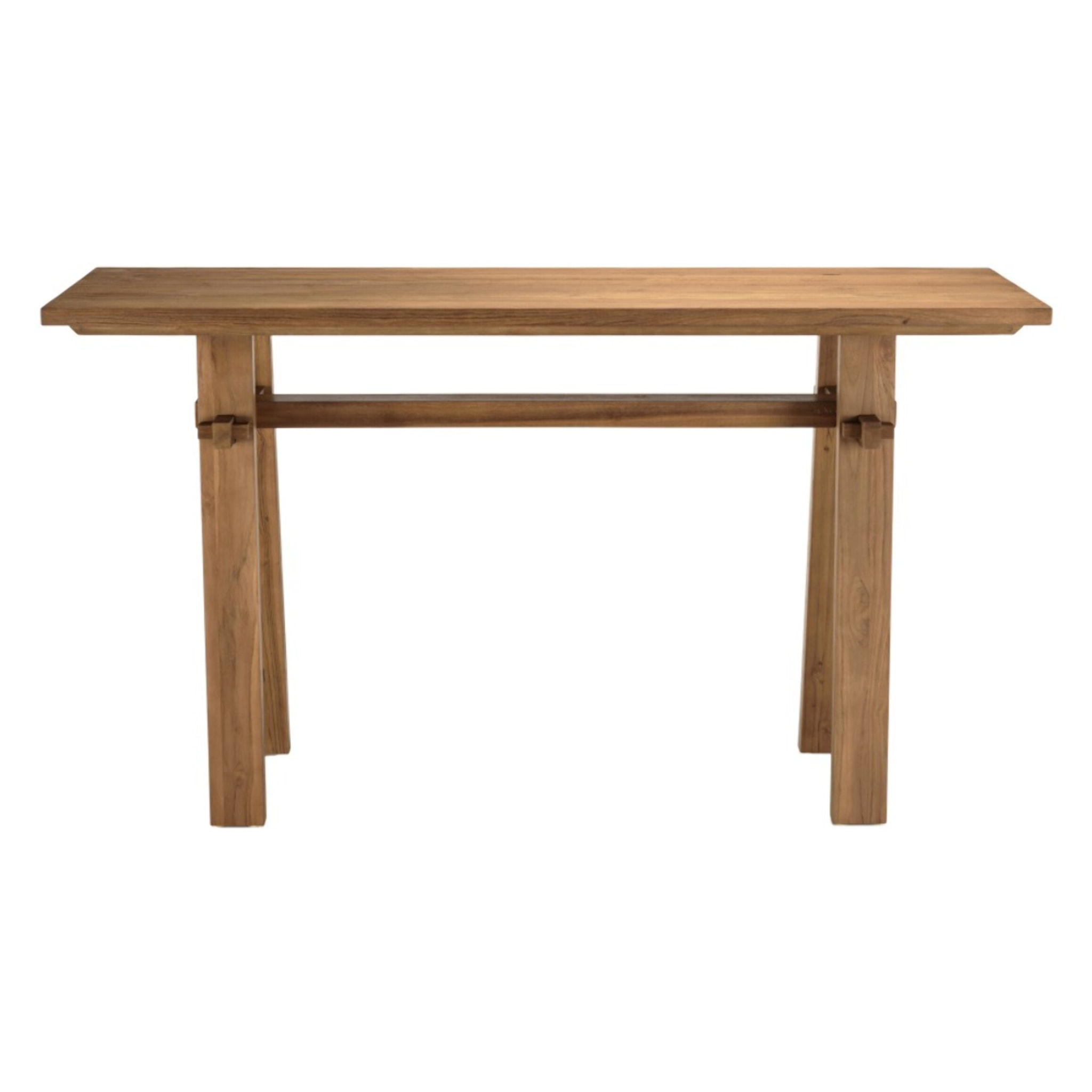 SIXTINE - Console 140x40cm en bois de teck recyclé
