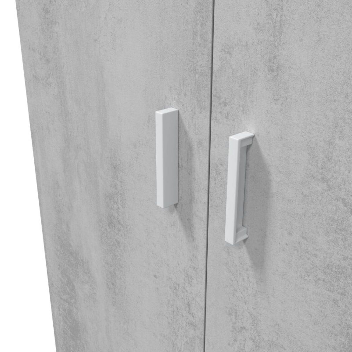 Armario Multi Useful 80 2 Puertas Blanco - Cemento