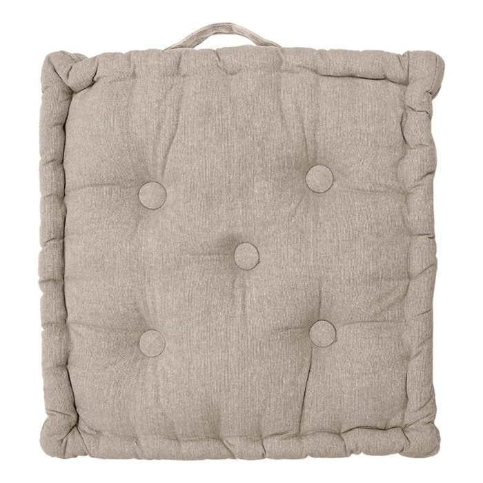 INTRECCI – Cuscino arredo 40x40 cm con maniglie, ideale per panche, giardino e picnic