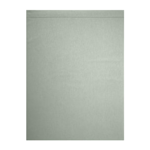Drap plat uni en coton, Made in France, TOUT DOUX , Vert Aloe