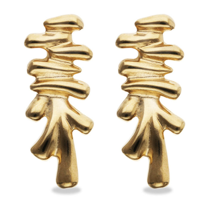 Pendiente RAÍCES DORADO U