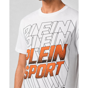 PLEIN SPORT Camiseta de cuello redondo y manga corta PS