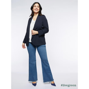 Fiorella Rubino - Blazer con collo a scialle - Blu