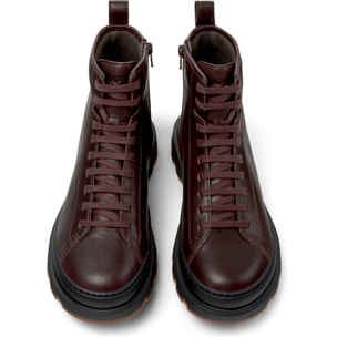 Botines - CAMPER Brutus+ - Marron - Cuero liso