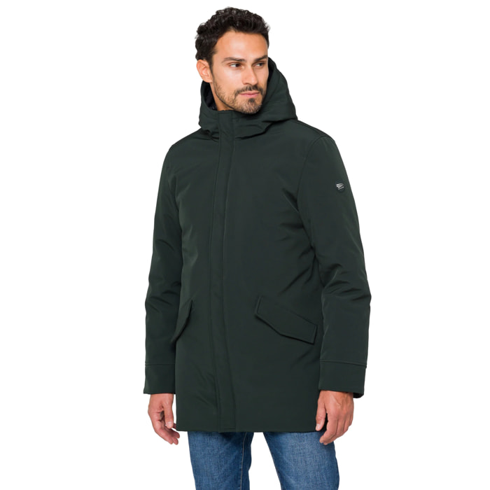 Parka ATITLAN imbottito impermeabile Verde Scuro