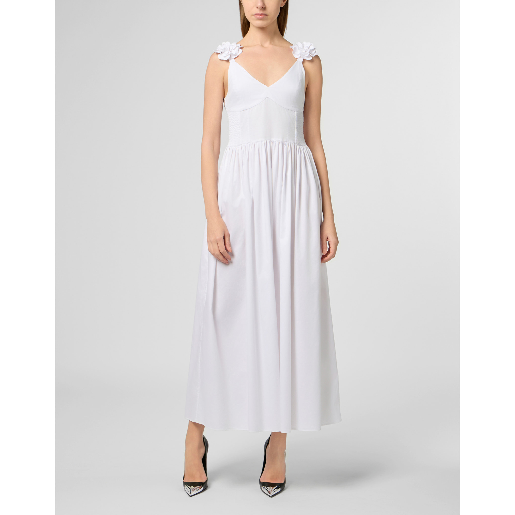 PHILIPP PLEIN Long Dress Roses