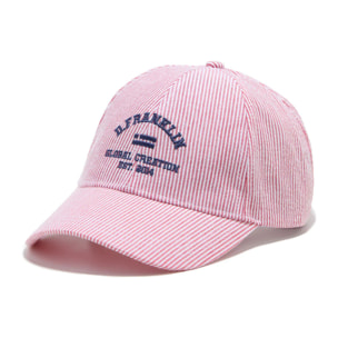 Gorra Unisex D.Franklin de Rayas Color Rojo