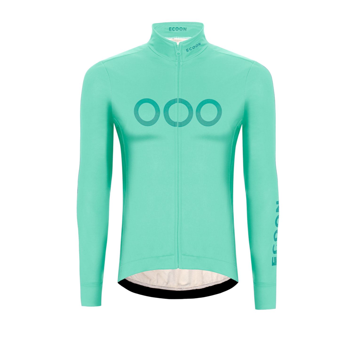 Maglia da ciclismo uomo a maniche lunghe ECOON Mont Ventoux - Turchese