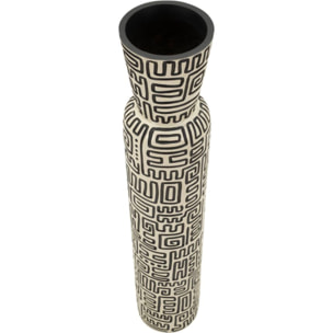 VASO RESINA NAIROBI CM Ø 16X86 (APERTURA CM Ø 12,5)