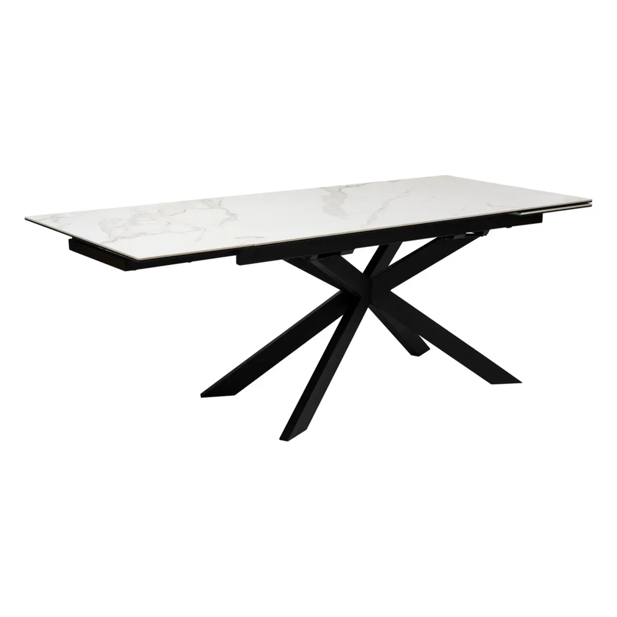 Table à manger extensible "Boot" blanc 160x90x76cm