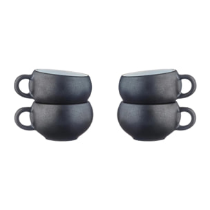 Tasse GOURMET 12cl - 4 pièces - Onyx