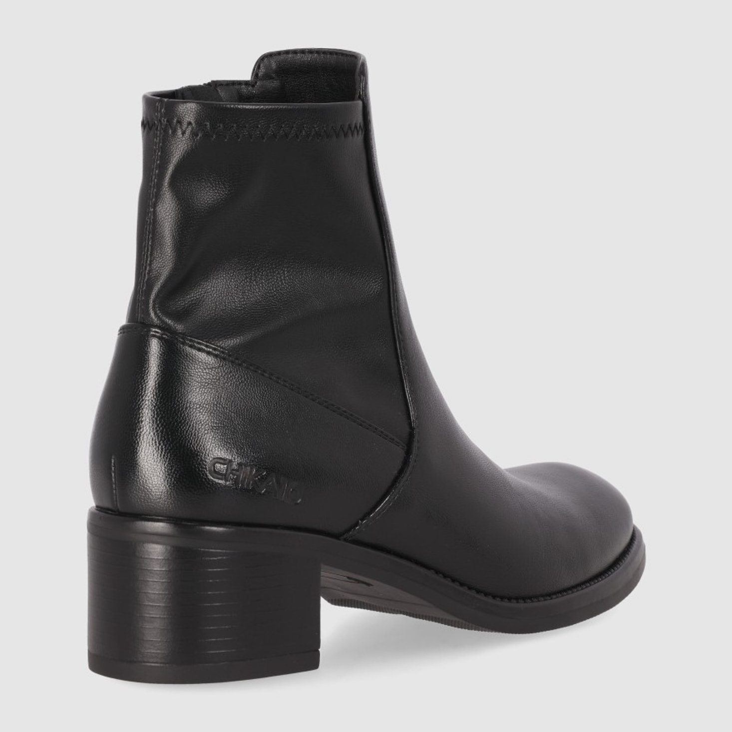Botines - Negro - Tacón: 5 cm