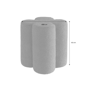 Pouf tabouret trèfle bouclette  CLOVER