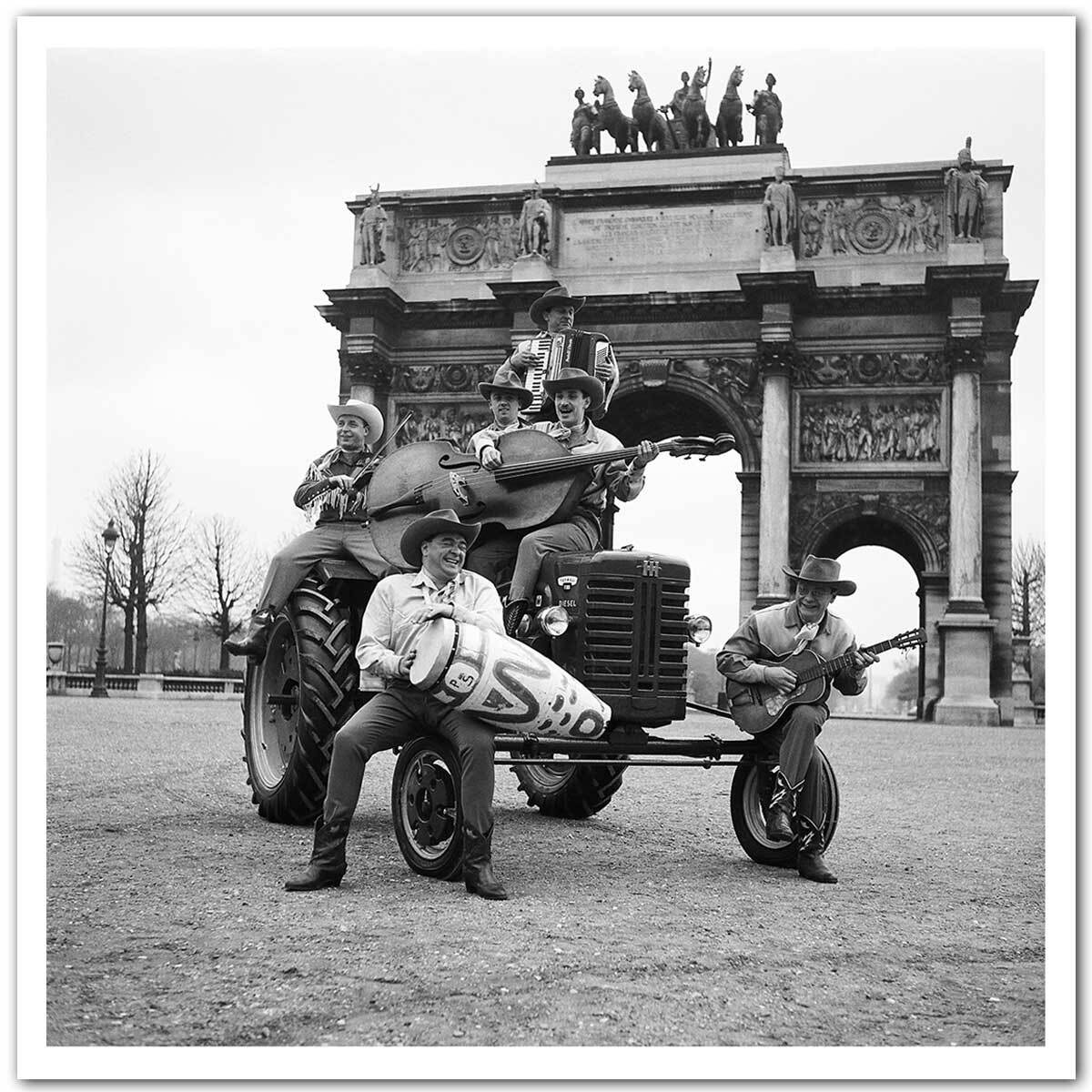 Affiche Photo Orchestre de Cowboys, 1959 Affiche seule
