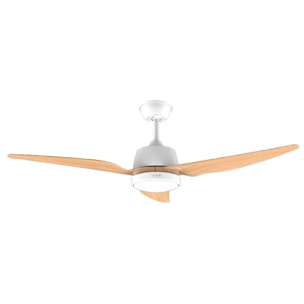 Cecotec Ventilateur de plafond avec lampe EnergySilence Aero 5250 LightWood