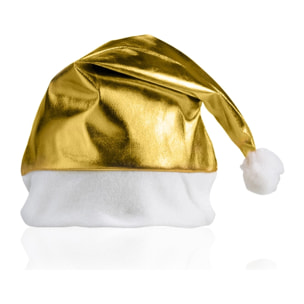 DAM Cappello da Babbo Natale in colore metallizzato. 2840cm. Colore: oro