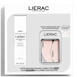 Diopti - Coffret Crème Correction Rides 15 ml + Patchs Yeux