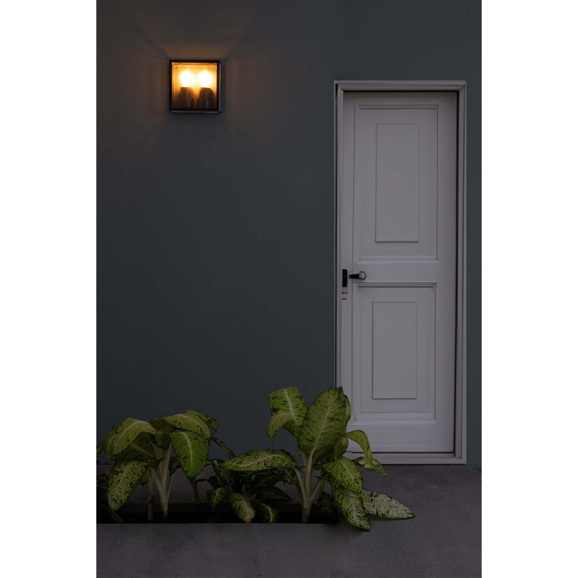 POMO LED Lampe applique gris foncé