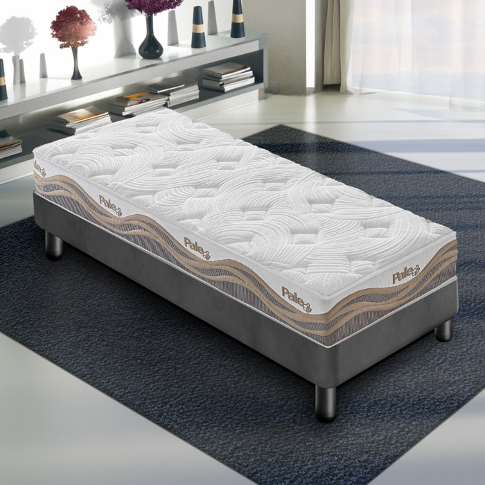 Materasso 70x190 Memory Foam - Alto 26 cm - Ortopedico - Rivestimento Polar Sfoderabile