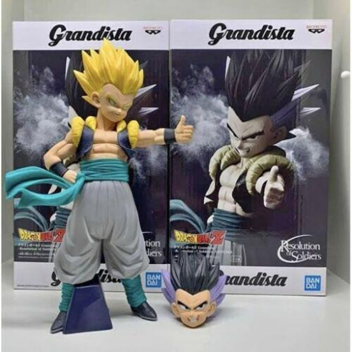 Dragon Ball Z Risoluzione dei Soldati Figura Gotenks 19 cm Banpresto