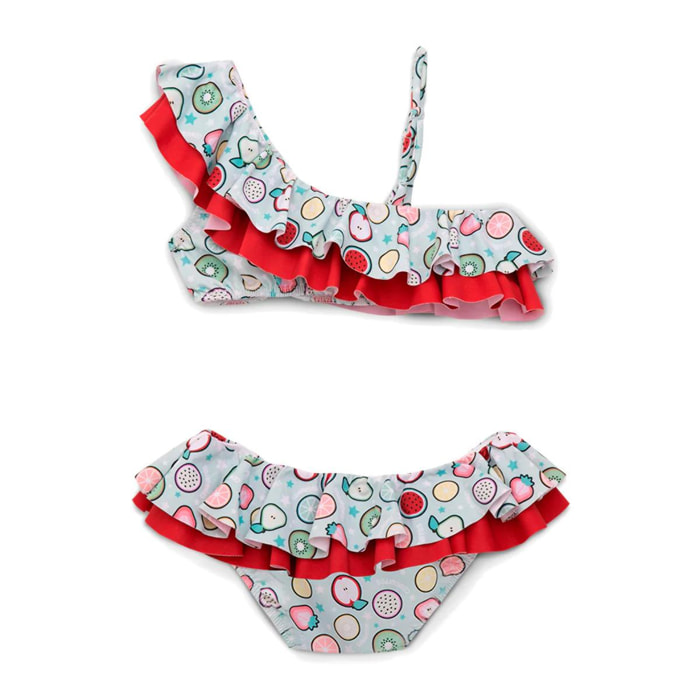 Bikini de Niña Con Estampado de Frutas