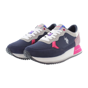 U.S. Polo Assn. - Sneakers SACHA002W4ST1 in camoscio per donna