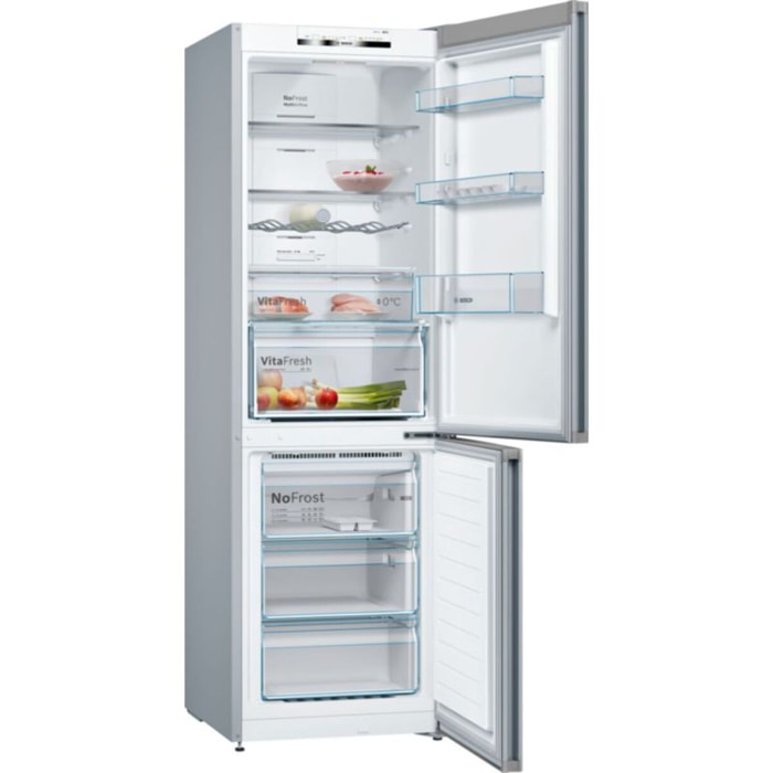Réfrigérateur combiné BOSCH KGN36VLED Série 4 VitaFresh