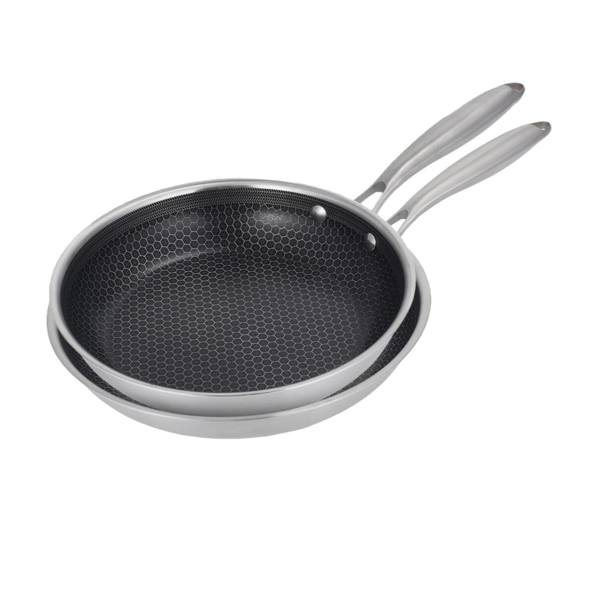 Set de 2 poêles 24  triplex - "BlackSteel"