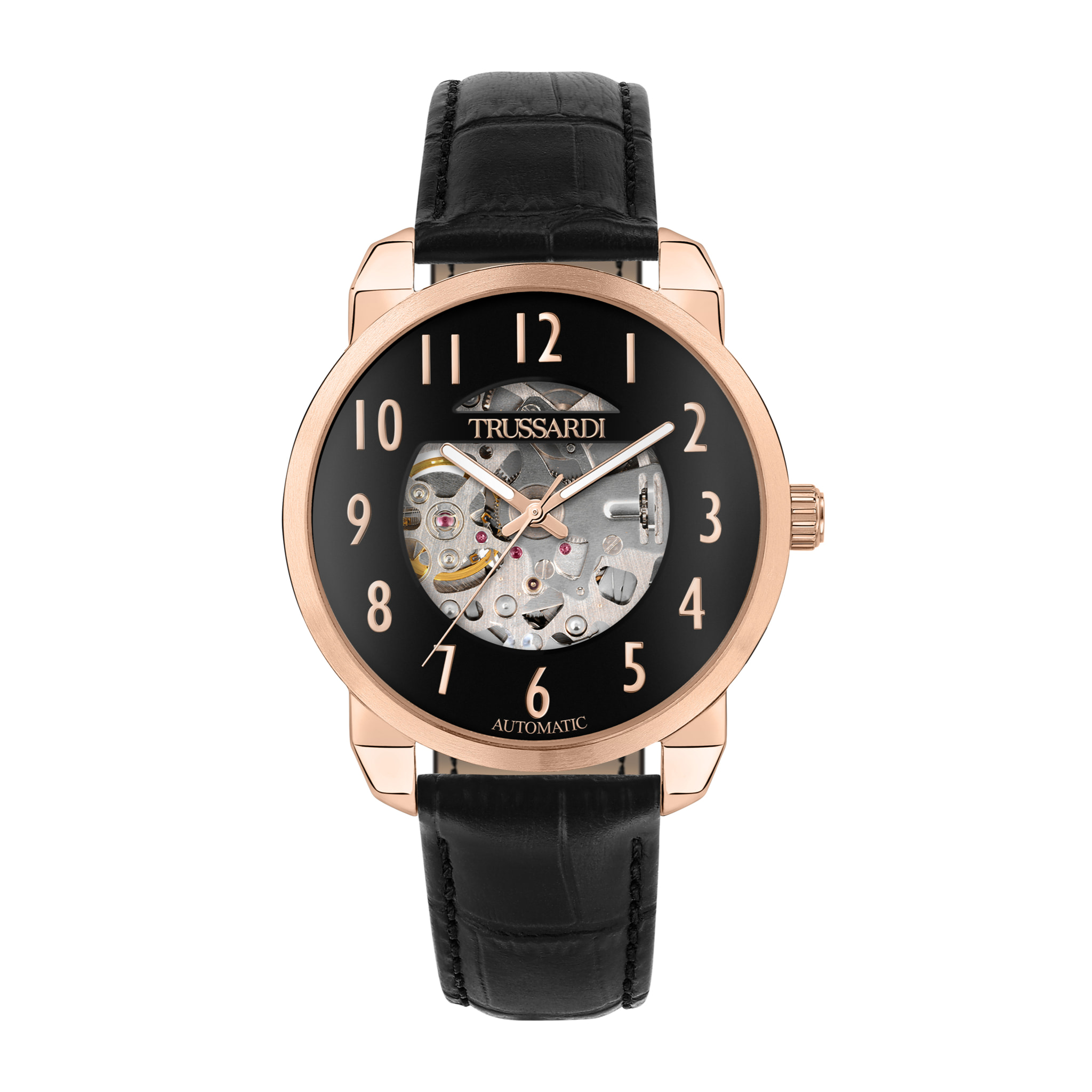 Reloj Trussardi R2421154001 Hombre Analogico Automatico con Correa de Cuero