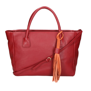 Borsa a spalla  da donna In Vera pelle Made in Italy 46x27,5x10 cm