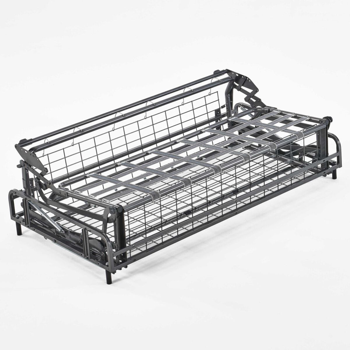 Canapé d'angle convertible express 5 places en velours - PALOMA