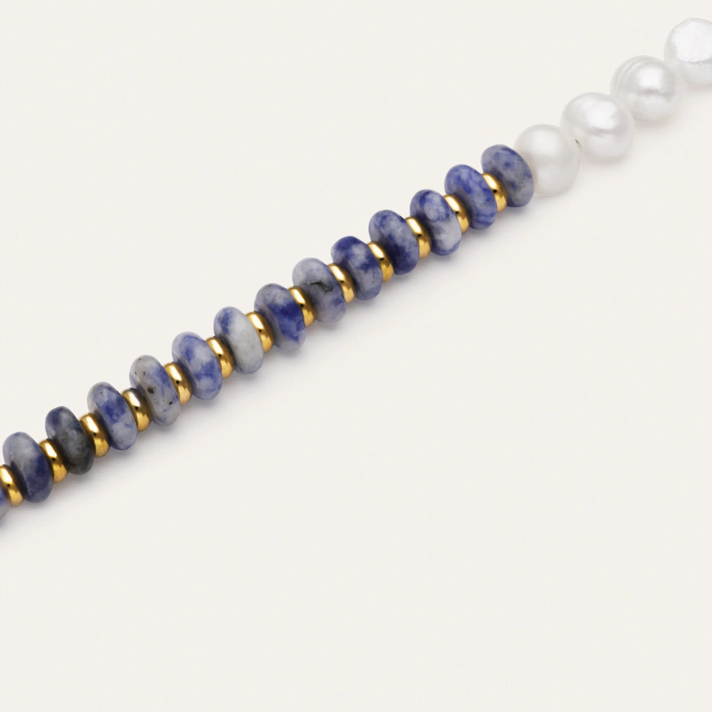 Bracciale Índigo Pearl Acciao Placcato Oro