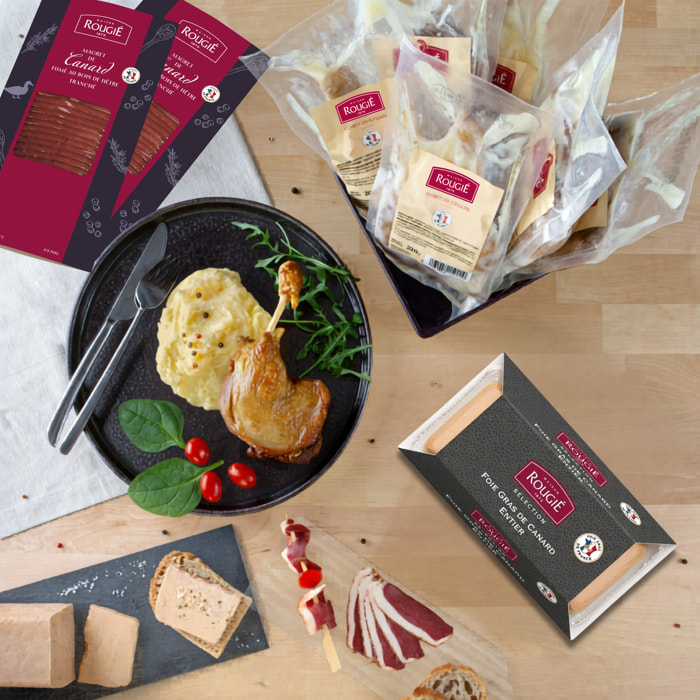 Lot : Foie gras, confits et magrets pour 6 personnes
