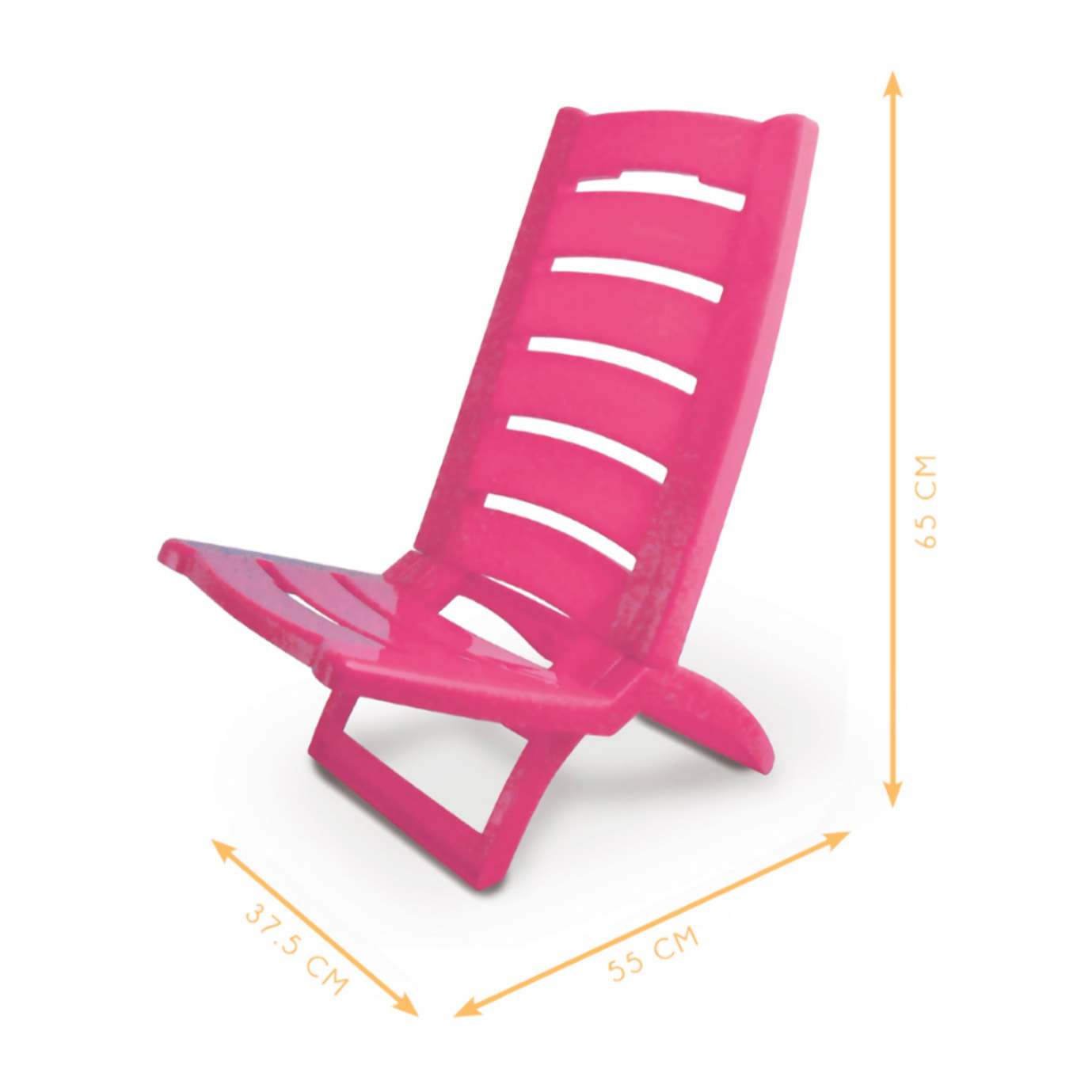 Sedia Camping Spiaggia Pieghevole Spiaggina Portatile Modello Linosa