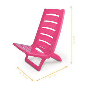 Sedia Camping Spiaggia Pieghevole Spiaggina Portatile Modello Linosa