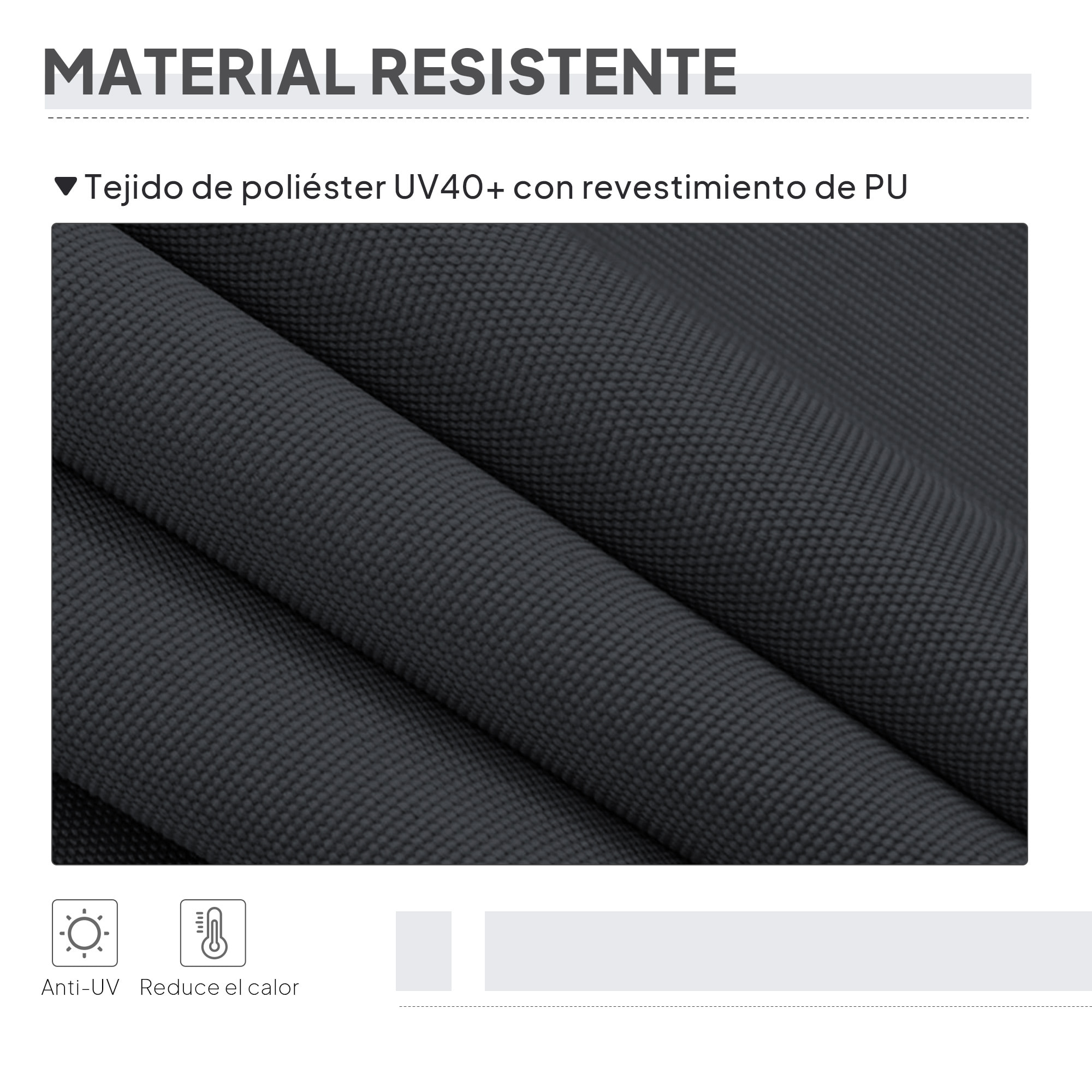 Toldo Vertical Exterior 200x305 cm, Pantalla de Privacidad Enrollable, Toldo Lateral Ajustable con Manivela, Protección UV 40+ e Impermeable, Sin Taladro, para Balcón, Jardín, Gris