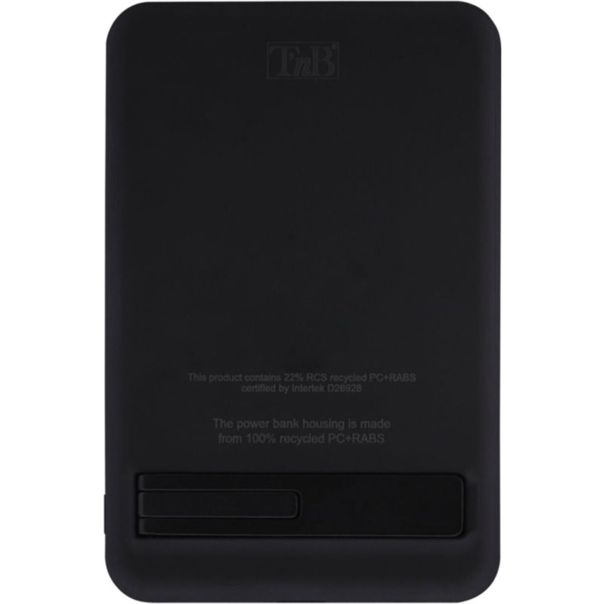 Batterie externe TNB 5000 mAh MagSafe fonction stand noir