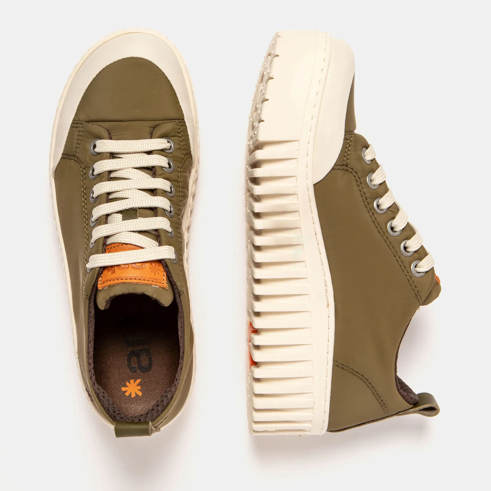 Zapatos 1534 NYLON KAKI/BRIGHTON color Kaki