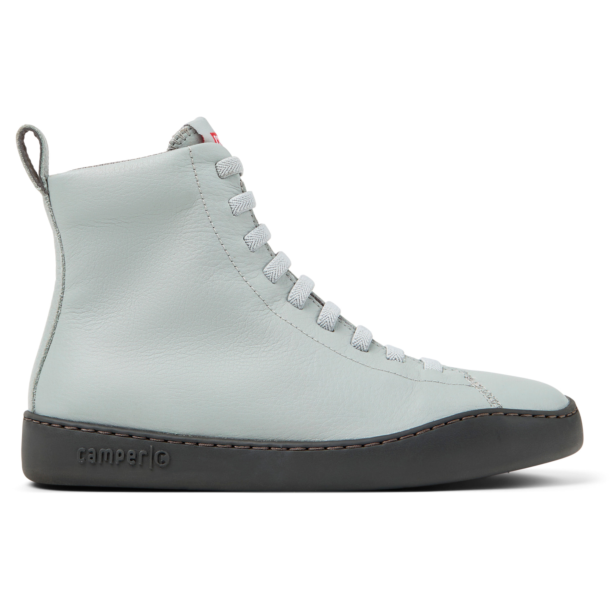 Sneaker-Bootie - CAMPER Peu Touring - Gris - Cuero liso