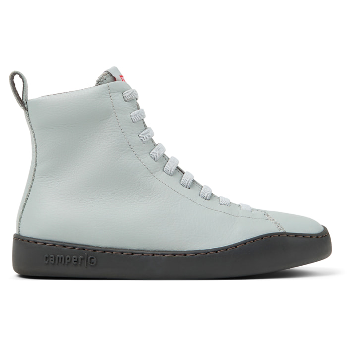 Sneaker-Bootie - CAMPER Peu Touring - Gris - Cuero liso