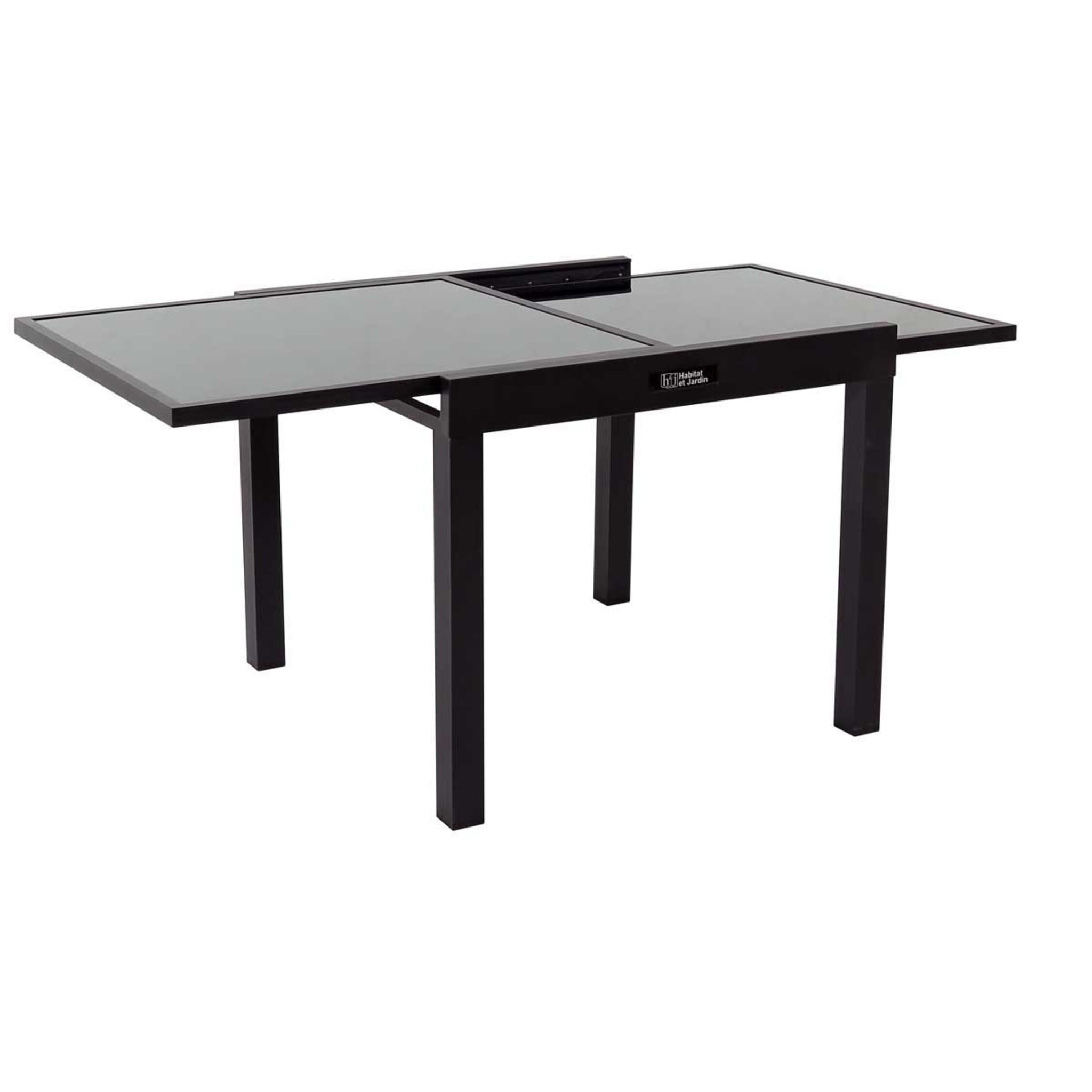 Table de jardin aluminium extensible "Porto 8" - Phoenix - Noir