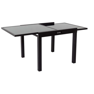 Table de jardin aluminium extensible "Porto 8" - Phoenix - Noir