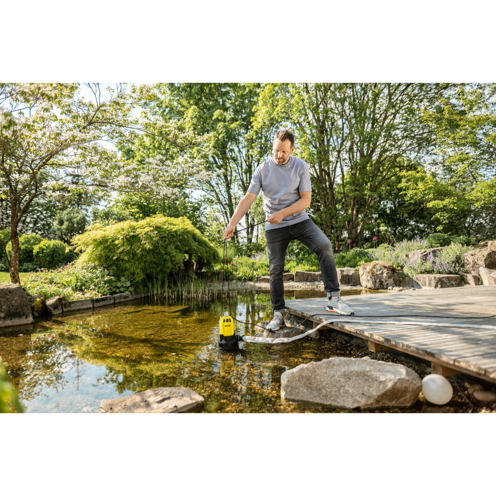 Pompe d'évacuation pour eaux chargées Karcher SP 9.500 Dirt - pompe vide cave