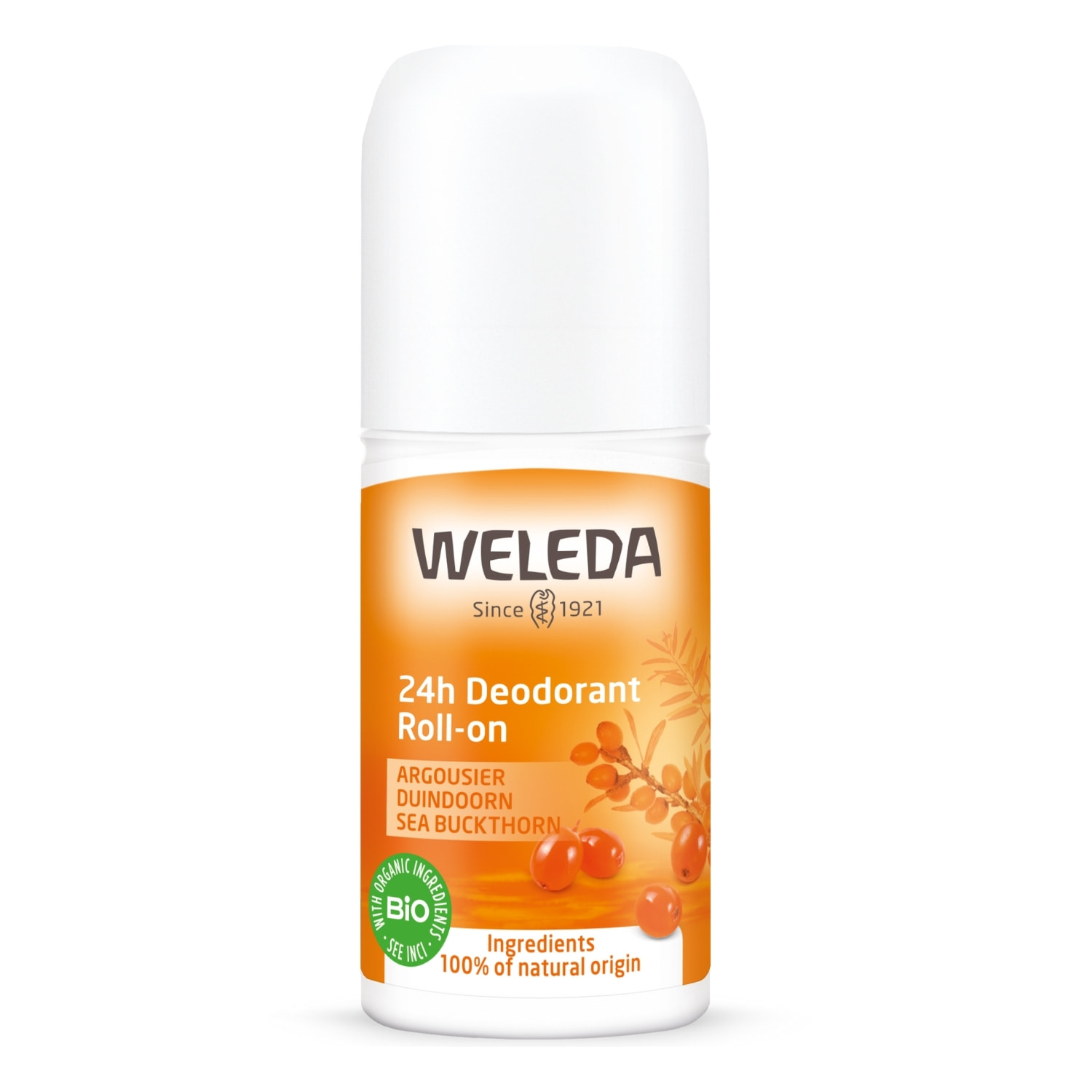WELEDA - Déodorant roll-on 24H Argousier - 50 ml
