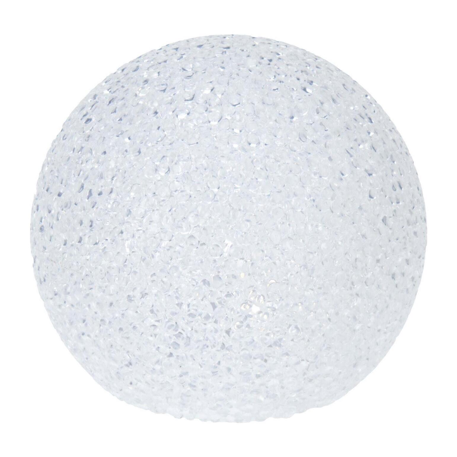 bola de eva con led blanco cálido 18x18x17,2cm