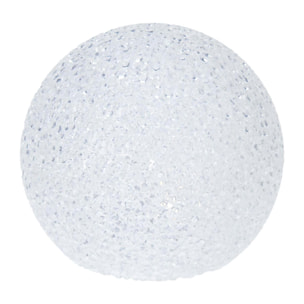 bola de eva con led blanco cálido 18x18x17,2cm