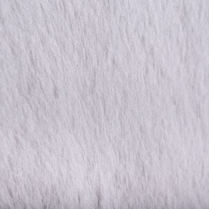 AVA - Tapis doux à poils longs lavable en machine - Gris