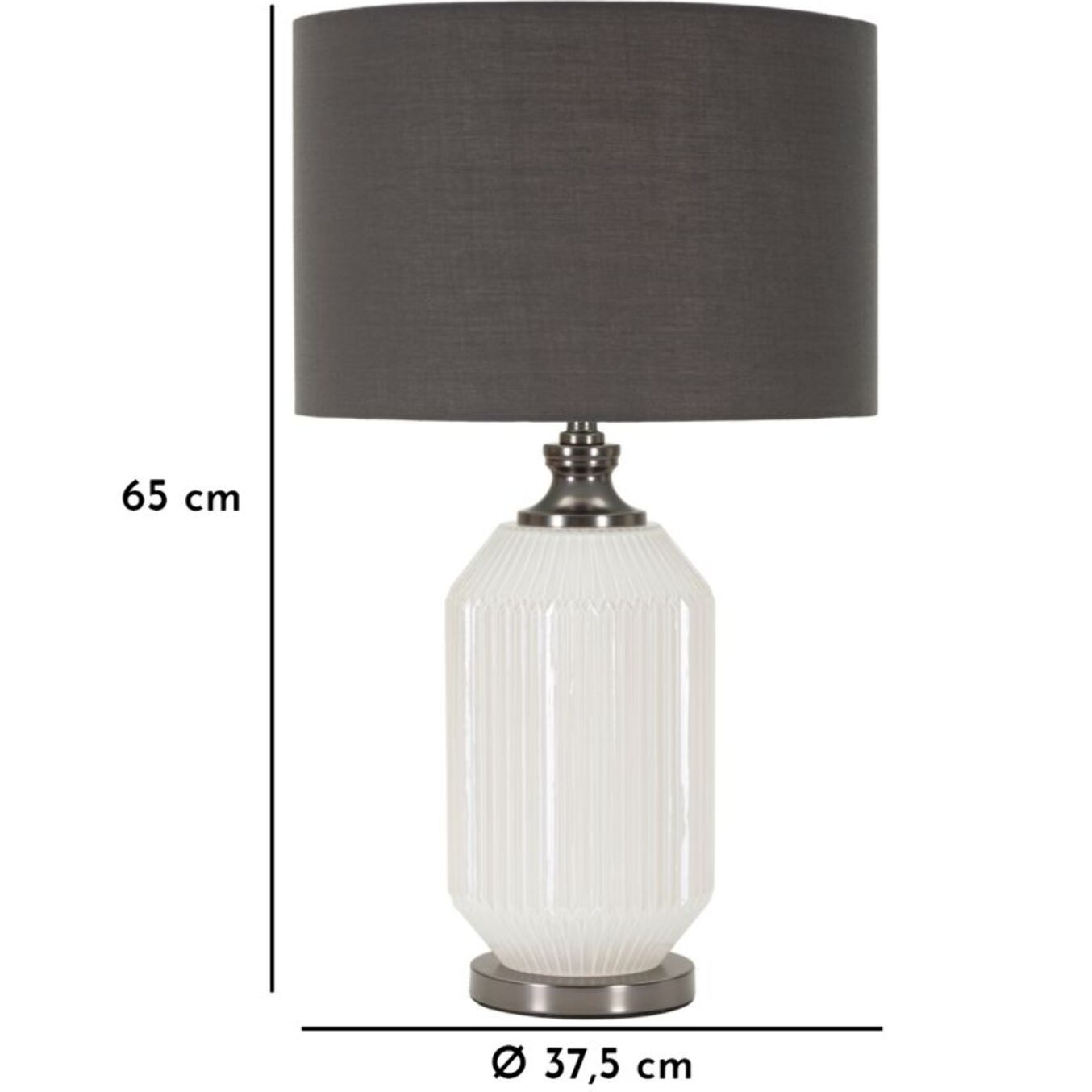 LAMPADA DA TAVOLO BRIGHTY CM Ø 37,5X65